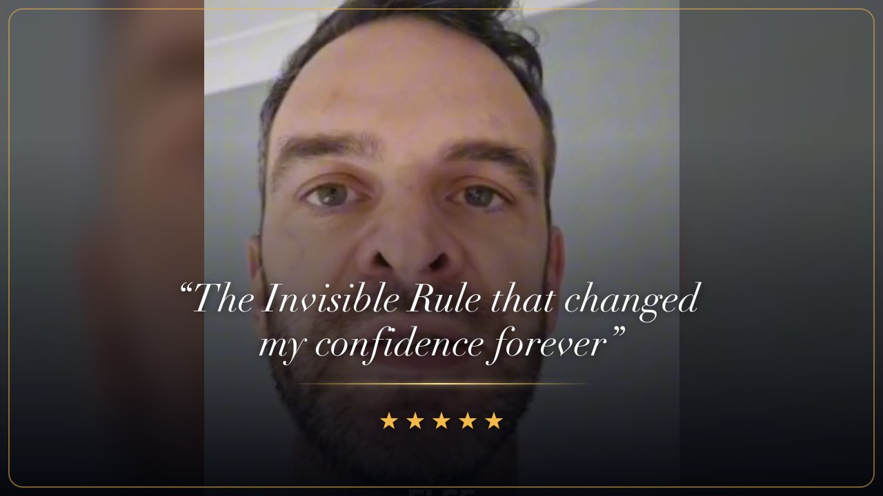 The Invisible Rule that changed my confidence forever